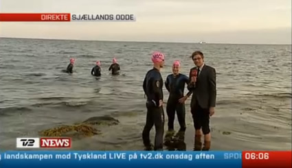 Starten blev dækket live af TV2 News